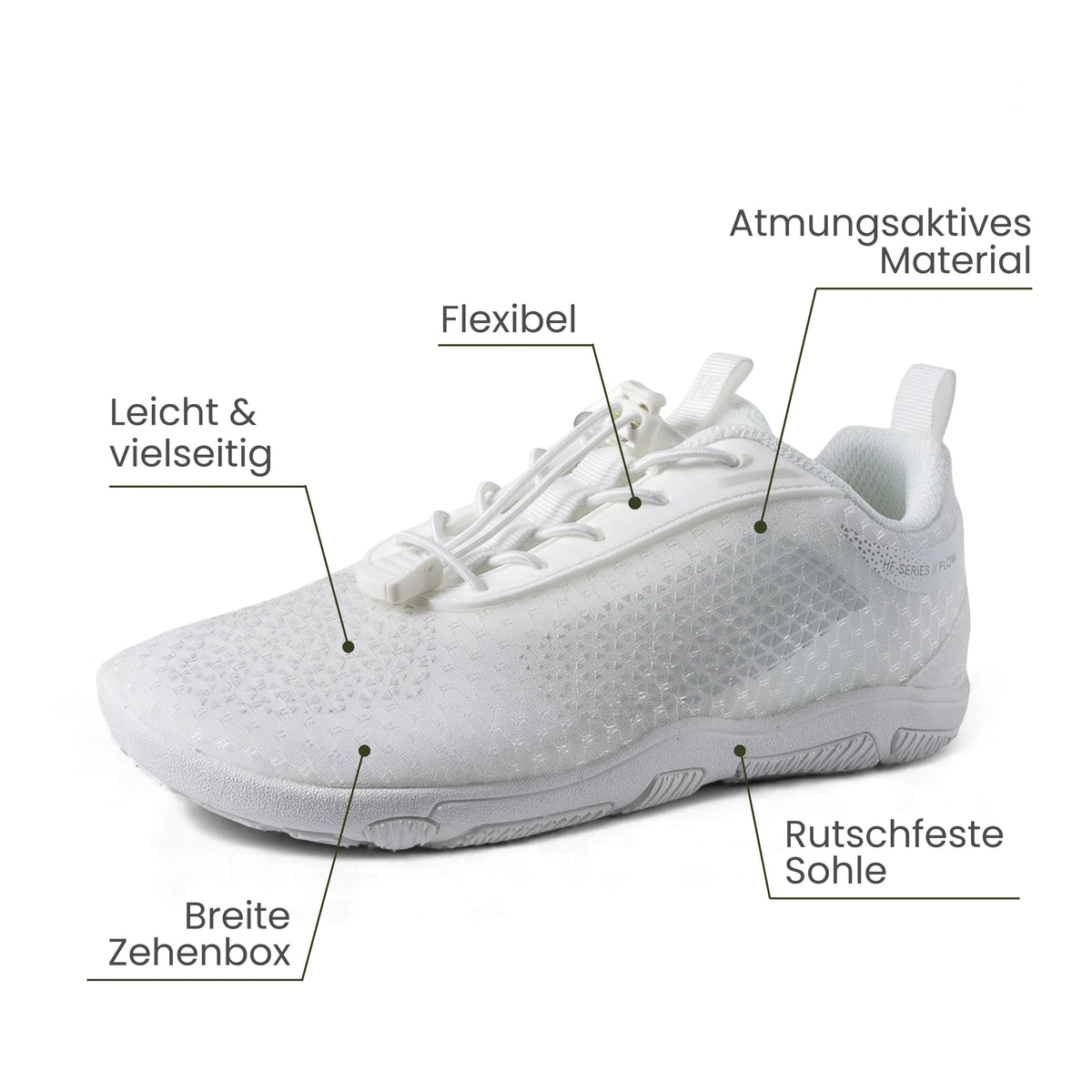 HF Flow – Minimalistic Shoes for Foot. Knee & Back Pain